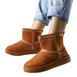 Botas de neve marrom Big Star KK274612 Mukluki