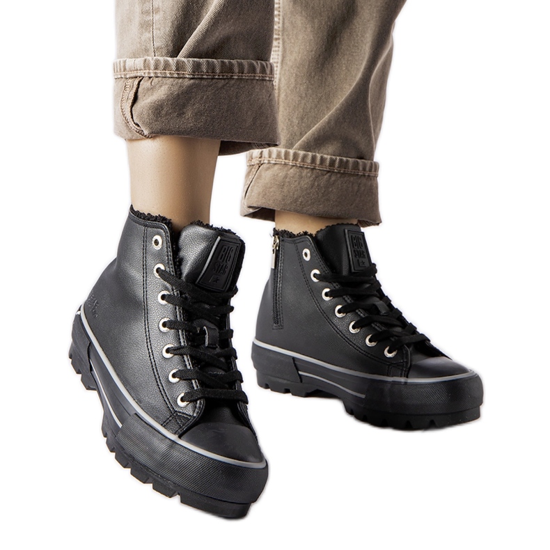 Tênis preto com isolamento Big Star MM274039