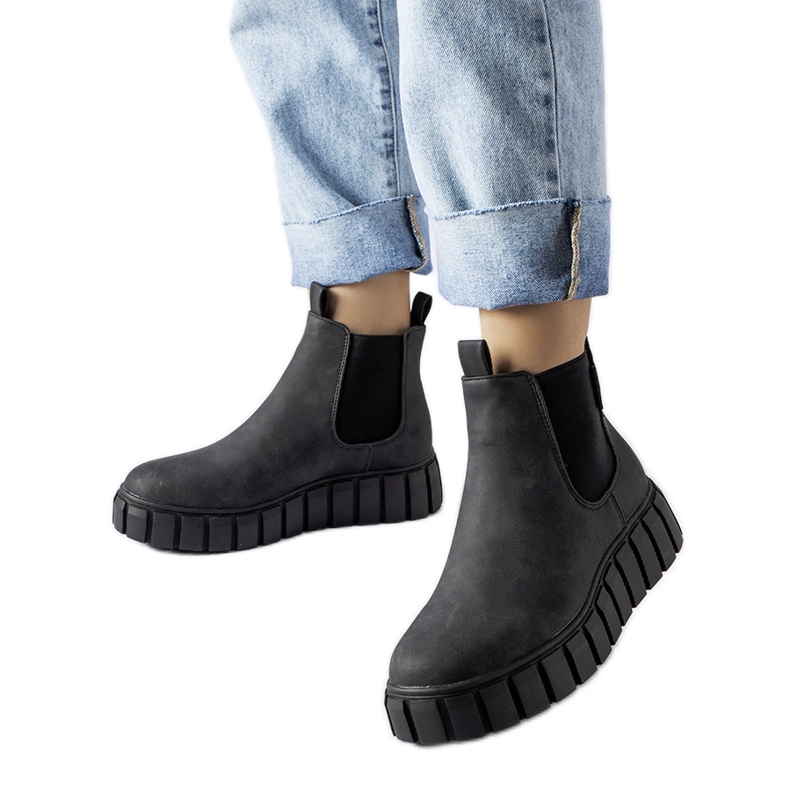 Botins pretos Big Star MM274324 pretos