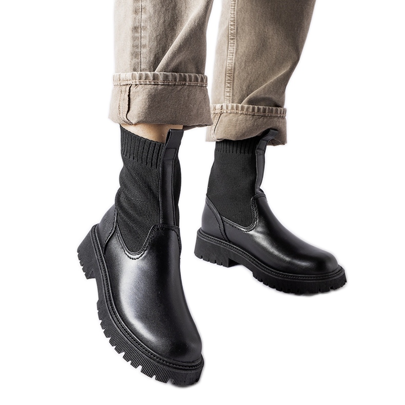 Botins pretos Big Star MM274543 pretos