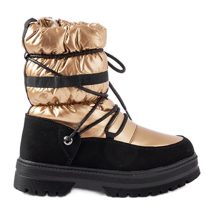Inna Botas de neve femininas negras da Arzeno preto
