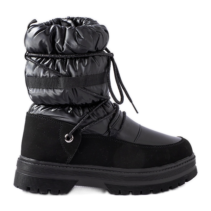 Inna Botas de neve clássicas pretas para meninas Arzeno preto