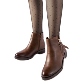 Botins clássicos Corciano com isolamento castanho