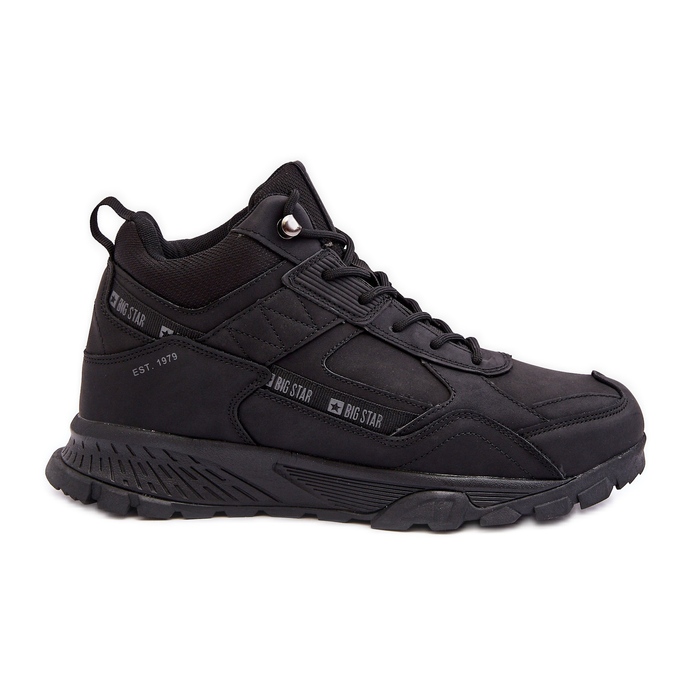 Botas de trekking isoladas masculinas pretas Big Star MM174164 preto