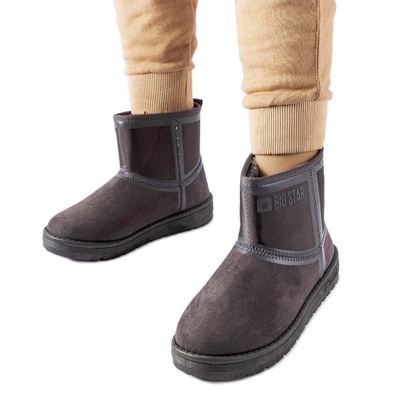 Botas de neve cinza Big Star KK274615