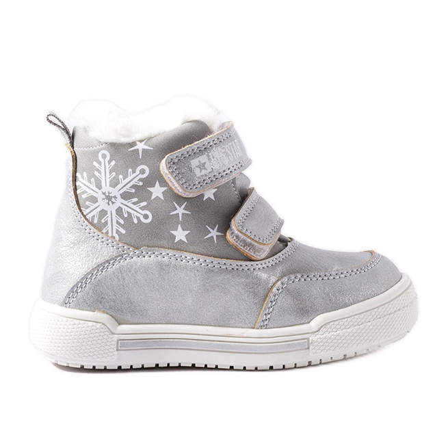Botas de neve infantis Big Star KK374190 prata
