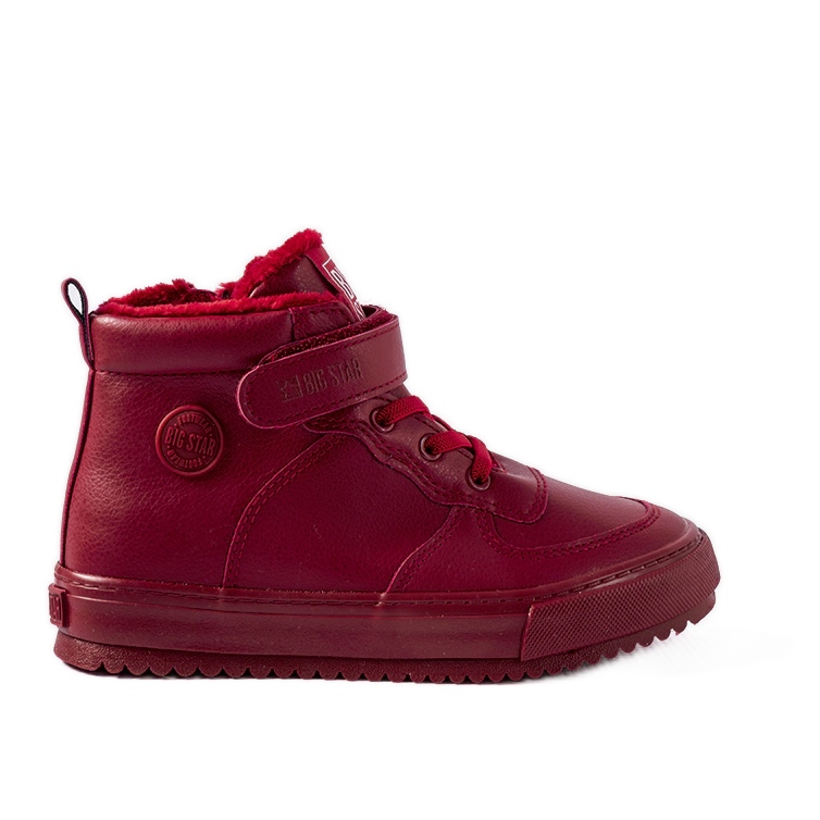 Botas isoladas vermelhas Big Star GG274042 vermelho