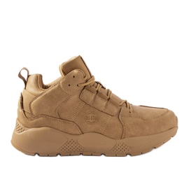 Tênis masculino caramelo Big Star KK174248 bege Tênis masculino caramelo Big Star KK174248 bege