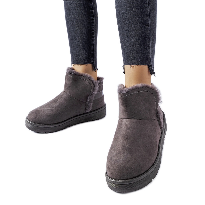Botas de neve cinza Big Star KK274623