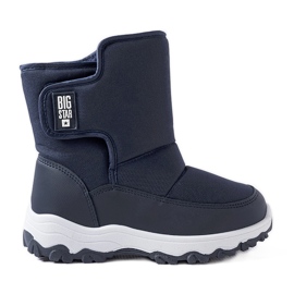 Botas de neve infantis azul marinho Big Star MM374120