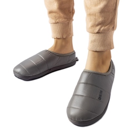 Chinelos de inverno com isolamento cinza Big Star KK274603