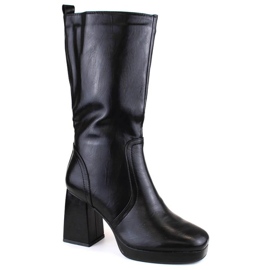 Jezzi W JEZ416A botins isolados com elástico, preto