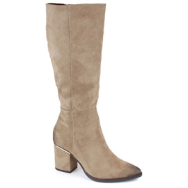 Botas de camurça com isolamento Potocki W WOL190B, bege