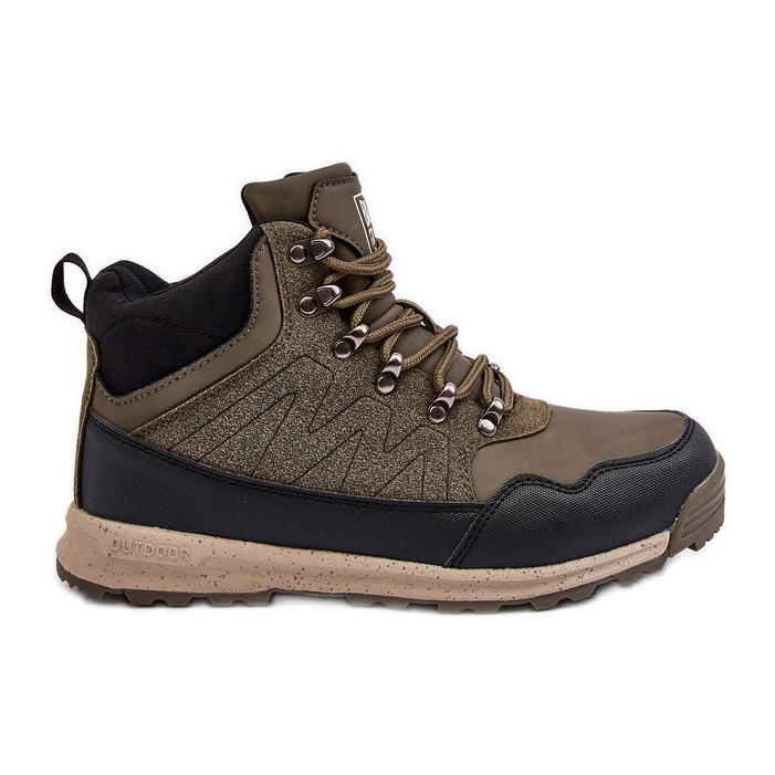 Botas de trekking isoladas femininas cáqui Big Star MM274480 verde
