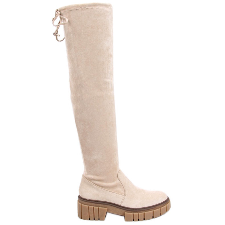 Botas femininas Alyssa bege