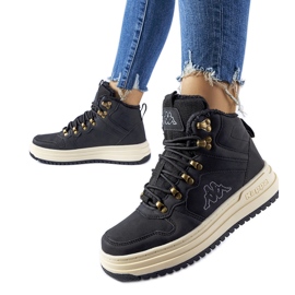 Sapatos isolados pretos Kappa 243364 Tobin