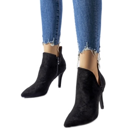 Botins elegantes pretos da Ormazd