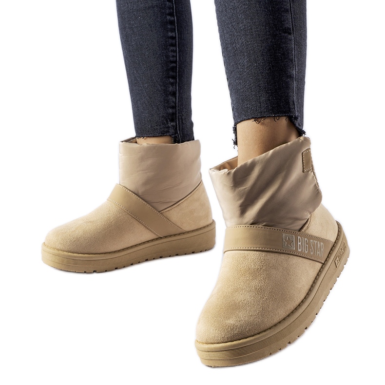 Botas de neve bege Big Star MM274152