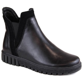 Filippo W PAW472 botins pretos de couro com isolamento