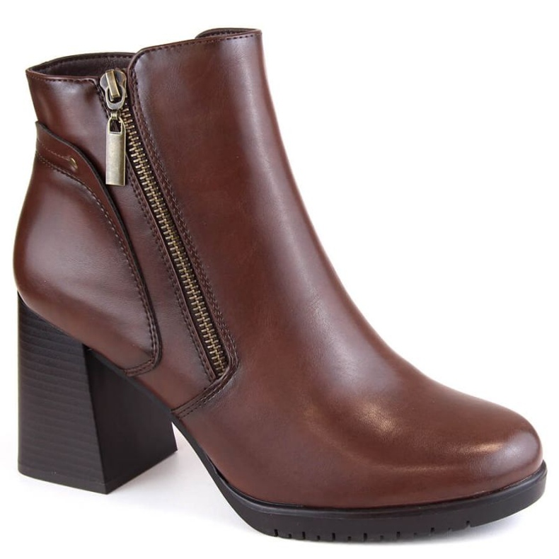 Botins com isolamento Sergio Leone W SK425B, marrom castanho
