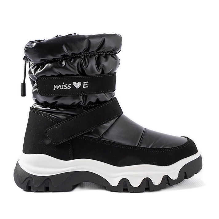 Botas de neve femininas com isolamento Staturano pretas preto