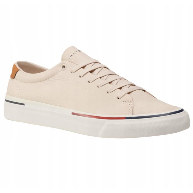 Tênis Tommy Hilfiger FM0FM02855 sapatos bege