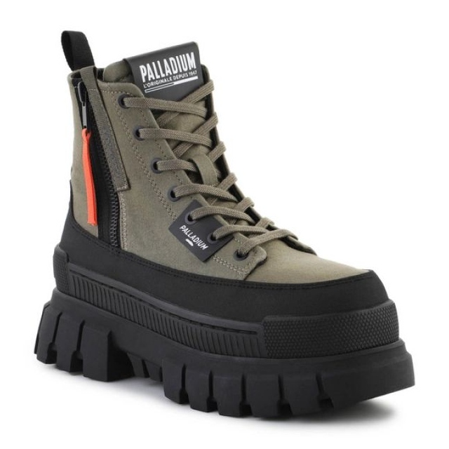 Bota Palladium Revolt Zip Tx W 98860-325-M verde