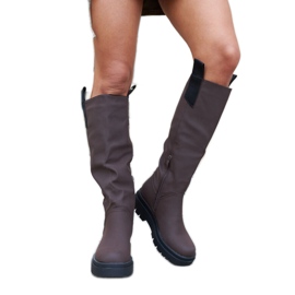 Botas com isolamento Jayden marrom fosco castanho Botas com isolamento Jayden marrom fosco castanho