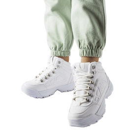 Sapatos altos brancos e quentes Kappa 242968 Shivoo