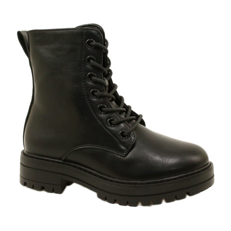 Evento Botas elegantes Miss Zipper 23DZ35-4235 pretas preto