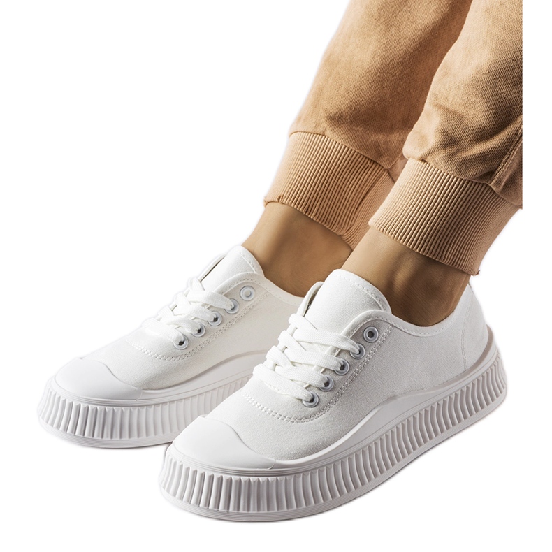 Tênis plataforma Collepepe branco