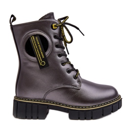 News Botas Trapper Isoladas Infantis Cinzentas Iomare cinza