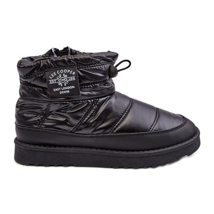 Big Star Botas de neve isoladas femininas Lee Cooper LCJ-23-44-1967L pretas preto
