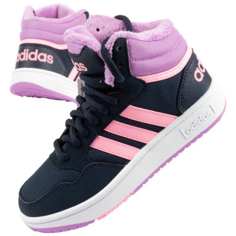 Tênis Adidas Hoops Mid 3.0 Jr GW6902 azul