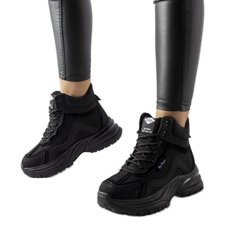 Botas pretas Lee Cooper LCJ-23-44-1976L preto