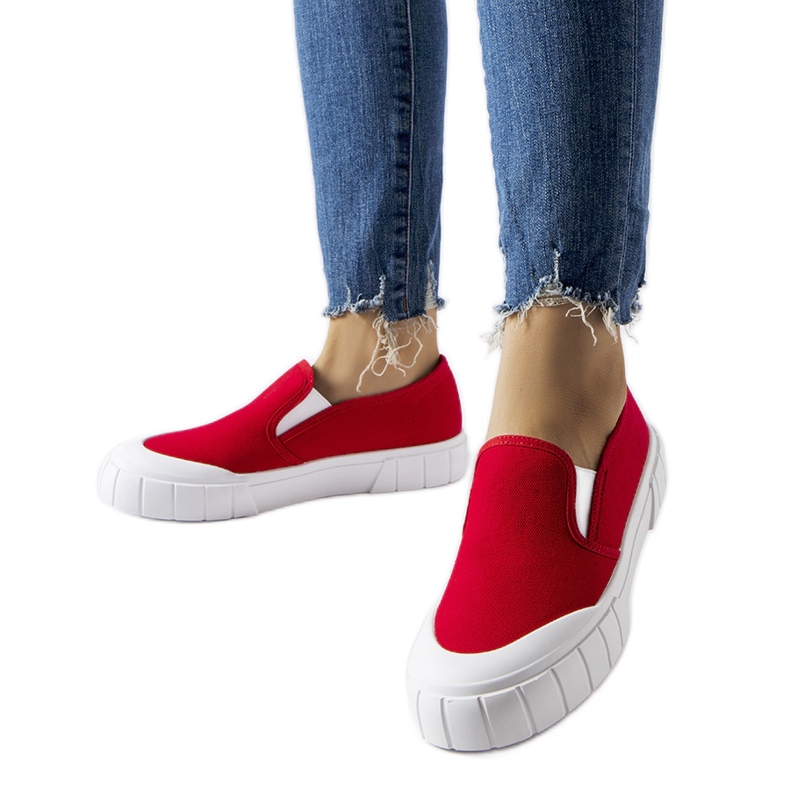 Tênis slip-on Codiponte vermelho