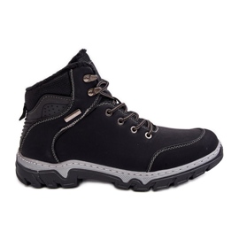 Mckeylor Botas de caminhada isoladas masculinas pretas Raisah 19455 preto