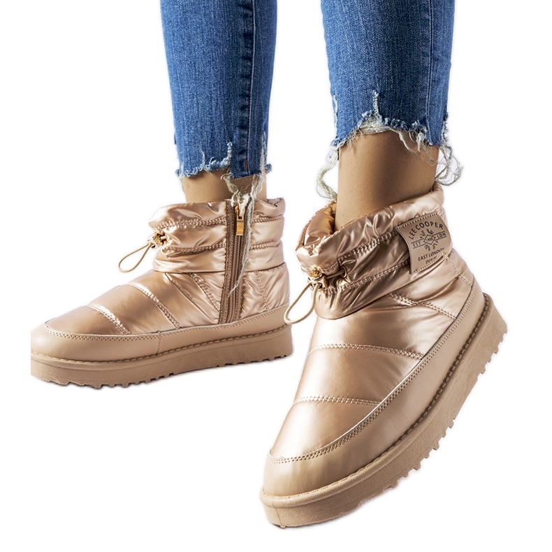 Botas de neve douradas Lee Cooper LCJ-23-44-1965L dourado