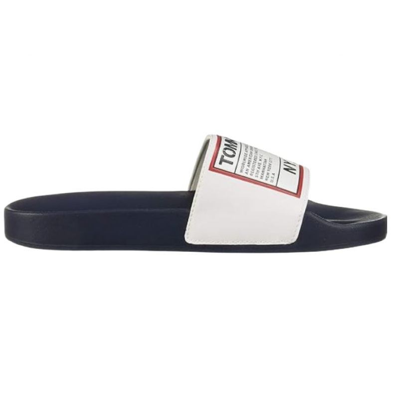 Tommy Hilfiger Chinelos Tommy Jeans Patch Pool Slide M EM0EM00470 branco