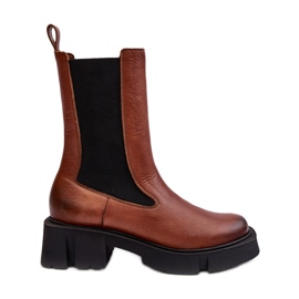 Botas Chelsea Femininas Laura Messi 2693/229 Marrom