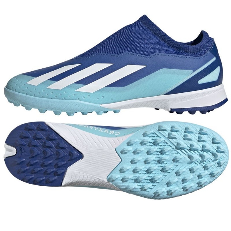 Chuteiras adidas X Crazyfast.3 Ll Tf IE1500 azul