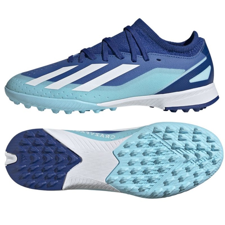 Chuteiras adidas X Crazyfast.3 Tf IE1569 azul Chuteiras adidas X Crazyfast.3 Tf IE1569 azul
