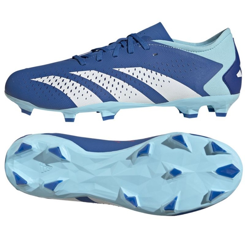Chuteiras Adidas Predator Accuracy.3 L Fg GZ0015 azul Chuteiras Adidas Predator Accuracy.3 L Fg GZ0015 azul