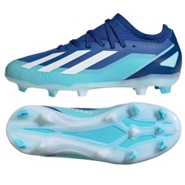 Adidas X CRAZYFAST.3 Fg Jr sapatos ID9354 azul