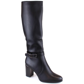 Botas pretas com isolamento feminino Sergio Leone KZ103 preto