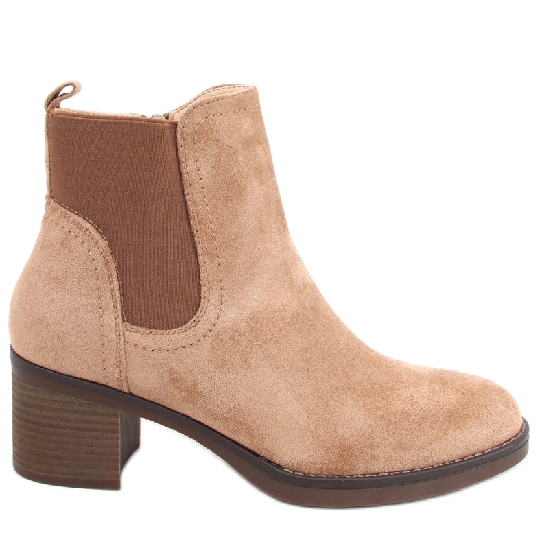 Botas de salto largo Fill Beige bege