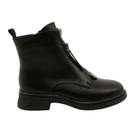 Filippo Botas femininas isoladas preto para zíper Filippo Botas femininas isoladas preto para zíper