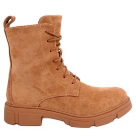 Trabalhadores com cadarços de Zoe Camel marrom