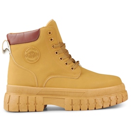 Botas de camelo femininas clássicas marrom