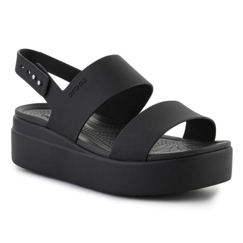 Sandálias Crocs Brooklyn Low Wedge 206453-060 preto